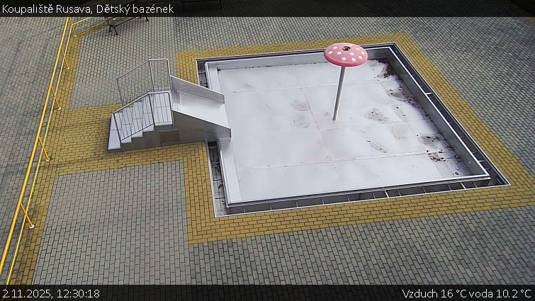 Koupaliště Rusava - Dětský bazének - 2.11.2025 v 12:30 Koupaliště Rusava - Dětský bazének - 2.11.2025 v 12:30