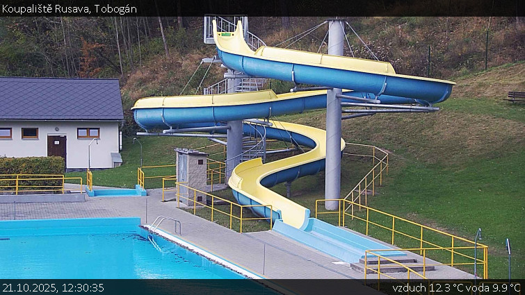 Koupaliště Rusava - Tobogán - 21.10.2025 v 12:30 Koupaliště Rusava - Tobogán - 21.10.2025 v 12:30