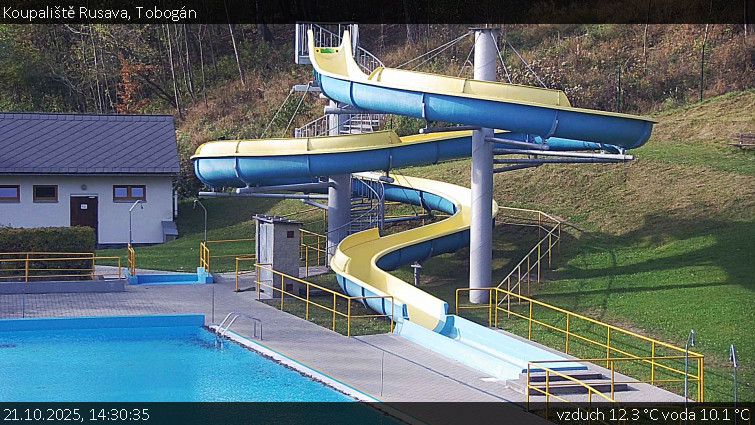 Koupaliště Rusava - Tobogán - 21.10.2025 v 14:30 Koupaliště Rusava - Tobogán - 21.10.2025 v 14:30