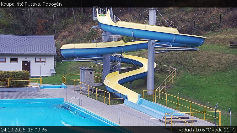 Koupaliště Rusava - Tobogán - 24.10.2025 v 15:00 Koupaliště Rusava - Tobogán - 24.10.2025 v 15:00