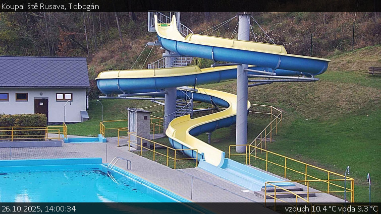 Koupaliště Rusava - Tobogán - 26.10.2025 v 14:00 Koupaliště Rusava - Tobogán - 26.10.2025 v 14:00