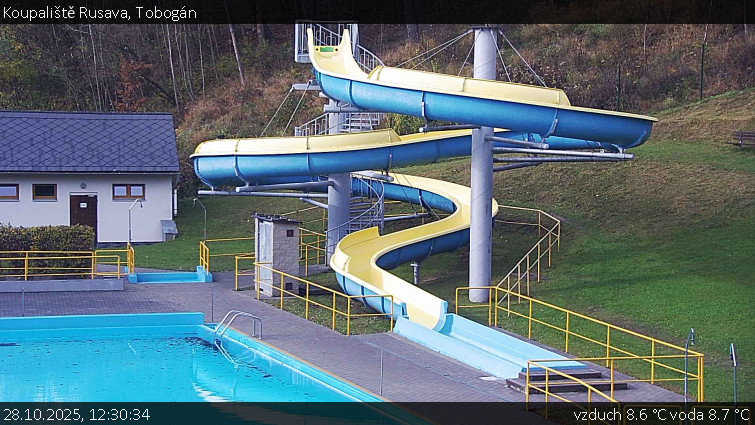 Koupaliště Rusava - Tobogán - 28.10.2025 v 12:30 Koupaliště Rusava - Tobogán - 28.10.2025 v 12:30