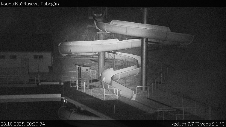 Koupaliště Rusava - Tobogán - 28.10.2025 v 20:30 Koupaliště Rusava - Tobogán - 28.10.2025 v 20:30
