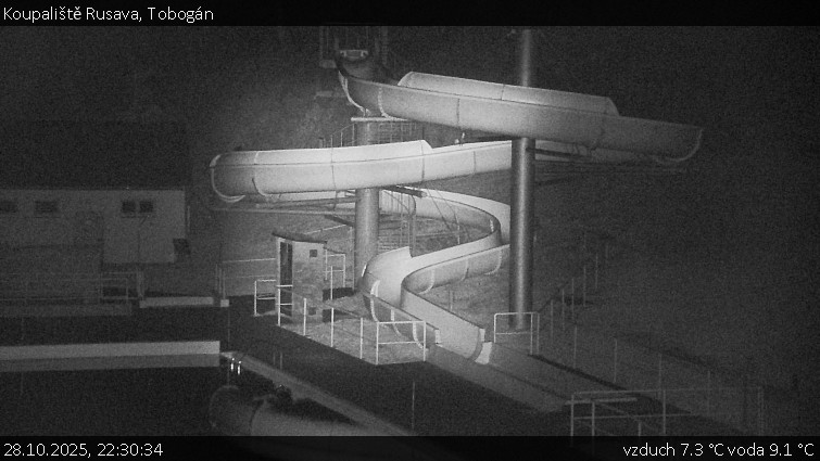 Koupaliště Rusava - Tobogán - 28.10.2025 v 22:30 Koupaliště Rusava - Tobogán - 28.10.2025 v 22:30