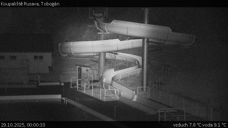 Koupaliště Rusava - Tobogán - 29.10.2025 v 00:00 Koupaliště Rusava - Tobogán - 29.10.2025 v 00:00