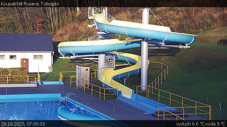 Koupaliště Rusava - Tobogán - 29.10.2025 v 07:30 Koupaliště Rusava - Tobogán - 29.10.2025 v 07:30
