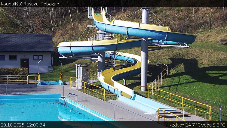 Koupaliště Rusava - Tobogán - 29.10.2025 v 12:00 Koupaliště Rusava - Tobogán - 29.10.2025 v 12:00