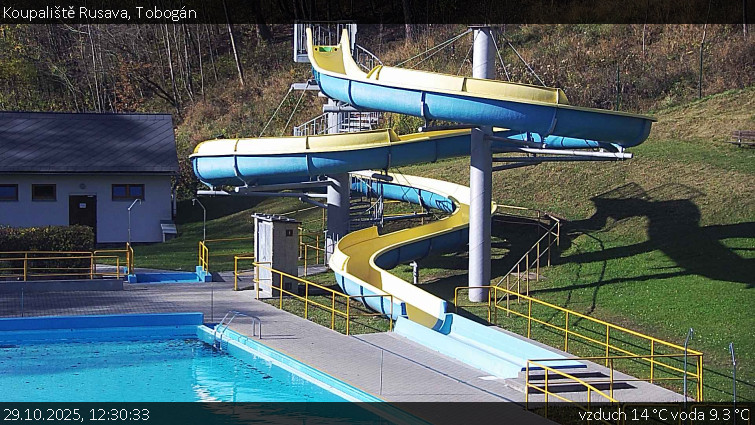 Koupaliště Rusava - Tobogán - 29.10.2025 v 12:30 Koupaliště Rusava - Tobogán - 29.10.2025 v 12:30