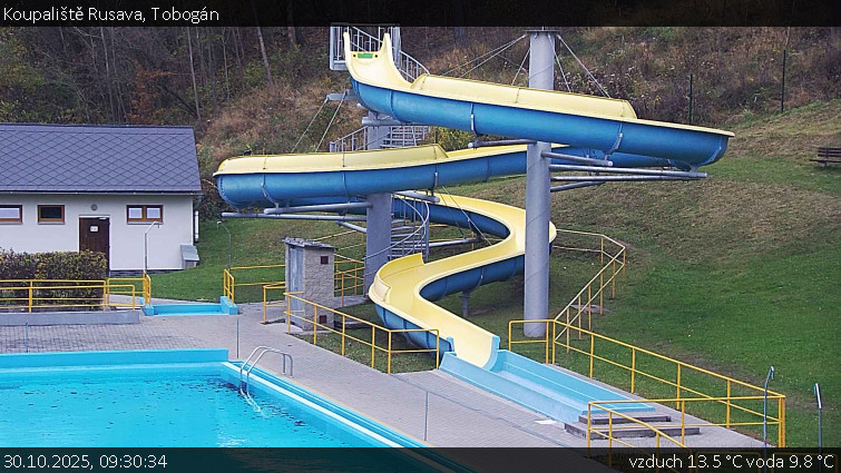 Koupaliště Rusava - Tobogán - 30.10.2025 v 09:30 Koupaliště Rusava - Tobogán - 30.10.2025 v 09:30