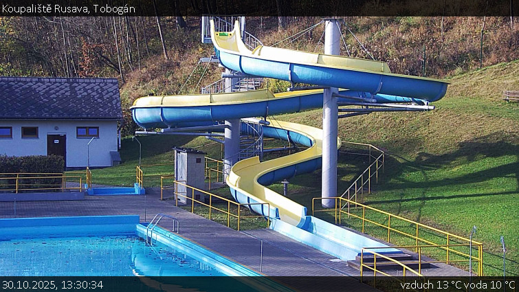 Koupaliště Rusava - Tobogán - 30.10.2025 v 13:30 Koupaliště Rusava - Tobogán - 30.10.2025 v 13:30