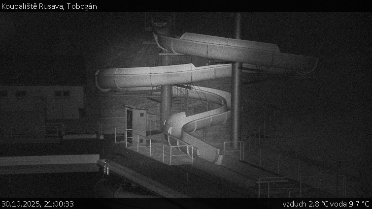 Koupaliště Rusava - Tobogán - 30.10.2025 v 21:00 Koupaliště Rusava - Tobogán - 30.10.2025 v 21:00