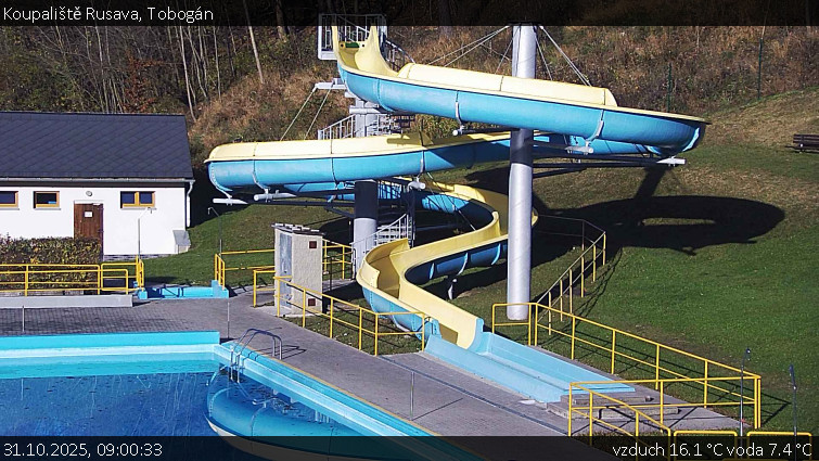Koupaliště Rusava - Tobogán - 31.10.2025 v 09:00 Koupaliště Rusava - Tobogán - 31.10.2025 v 09:00