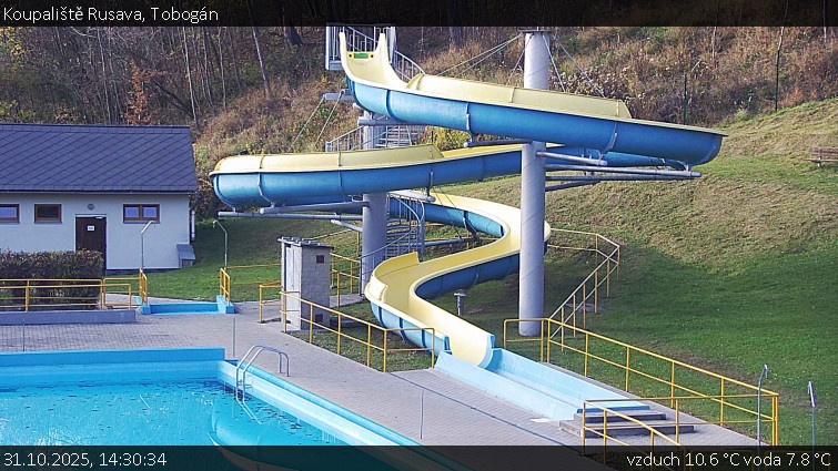 Koupaliště Rusava - Tobogán - 31.10.2025 v 14:30 Koupaliště Rusava - Tobogán - 31.10.2025 v 14:30
