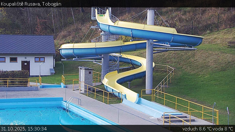 Koupaliště Rusava - Tobogán - 31.10.2025 v 15:30 Koupaliště Rusava - Tobogán - 31.10.2025 v 15:30