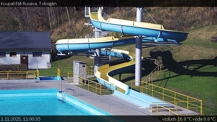 Koupaliště Rusava - Tobogán - 1.11.2025 v 11:00 Koupaliště Rusava - Tobogán - 1.11.2025 v 11:00