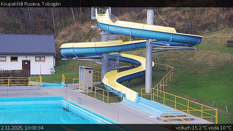 Koupaliště Rusava - Tobogán - 2.11.2025 v 10:00 Koupaliště Rusava - Tobogán - 2.11.2025 v 10:00