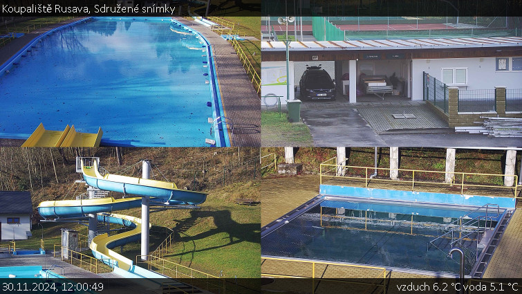 Koupaliště Rusava - Sdružené snímky - 30.11.2024 v 12:00 Koupaliště Rusava - Sdružené snímky - 30.11.2024 v 12:00