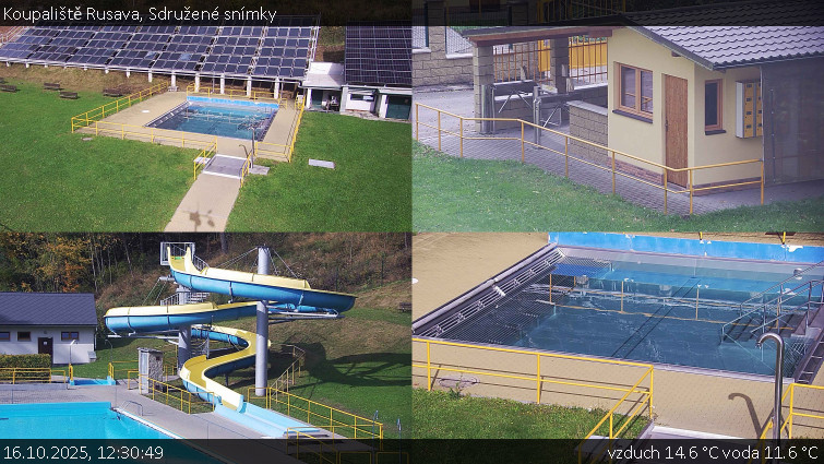 Koupaliště Rusava - Sdružené snímky - 16.10.2025 v 12:30 Koupaliště Rusava - Sdružené snímky - 16.10.2025 v 12:30