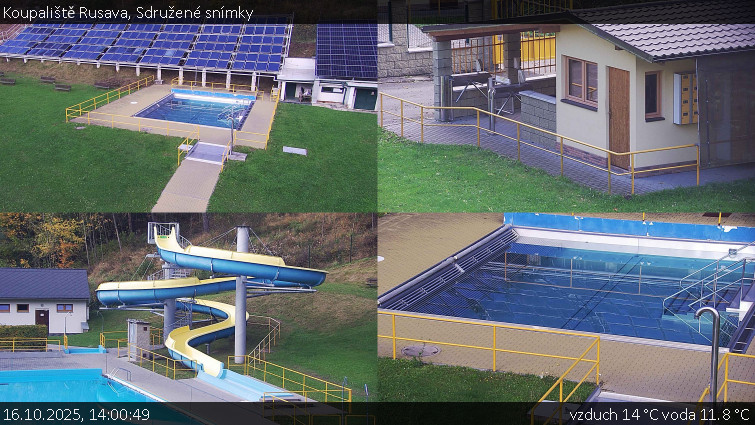 Koupaliště Rusava - Sdružené snímky - 16.10.2025 v 14:00 Koupaliště Rusava - Sdružené snímky - 16.10.2025 v 14:00