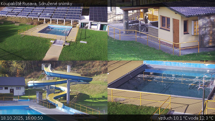 Koupaliště Rusava - Sdružené snímky - 18.10.2025 v 16:00 Koupaliště Rusava - Sdružené snímky - 18.10.2025 v 16:00