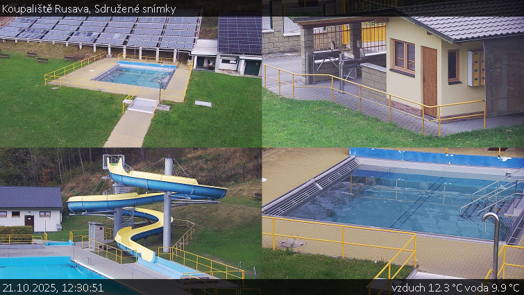 Koupaliště Rusava - Sdružené snímky - 21.10.2025 v 12:30 Koupaliště Rusava - Sdružené snímky - 21.10.2025 v 12:30