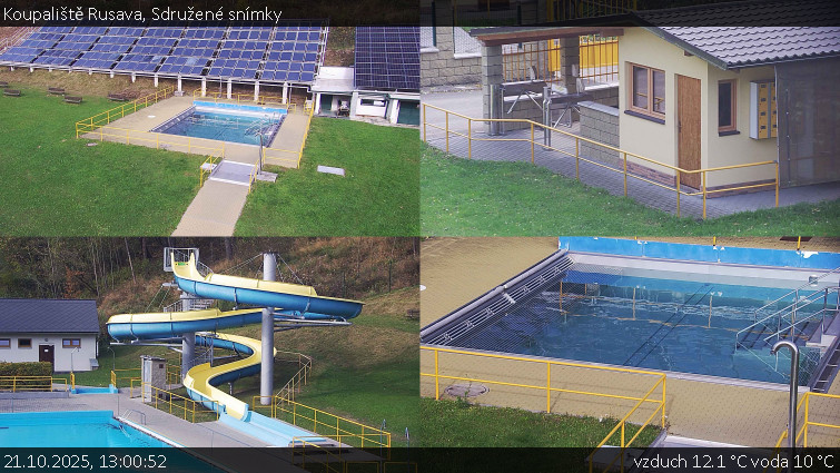 Koupaliště Rusava - Sdružené snímky - 21.10.2025 v 13:00 Koupaliště Rusava - Sdružené snímky - 21.10.2025 v 13:00