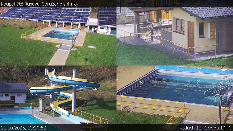 Koupaliště Rusava - Sdružené snímky - 21.10.2025 v 13:30 Koupaliště Rusava - Sdružené snímky - 21.10.2025 v 13:30