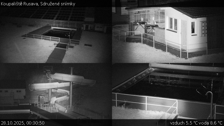 Koupaliště Rusava - Sdružené snímky - 28.10.2025 v 00:30 Koupaliště Rusava - Sdružené snímky - 28.10.2025 v 00:30