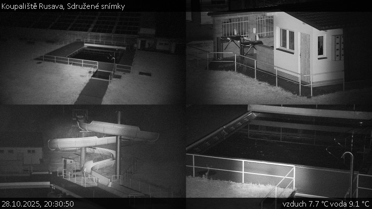 Koupaliště Rusava - Sdružené snímky - 28.10.2025 v 20:30 Koupaliště Rusava - Sdružené snímky - 28.10.2025 v 20:30