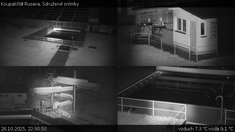 Koupaliště Rusava - Sdružené snímky - 28.10.2025 v 22:30 Koupaliště Rusava - Sdružené snímky - 28.10.2025 v 22:30