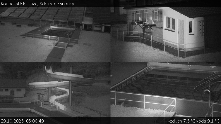 Koupaliště Rusava - Sdružené snímky - 29.10.2025 v 06:00 Koupaliště Rusava - Sdružené snímky - 29.10.2025 v 06:00