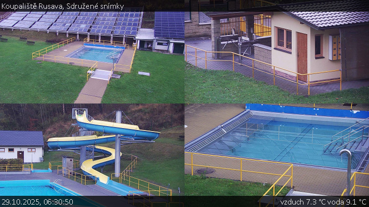 Koupaliště Rusava - Sdružené snímky - 29.10.2025 v 06:30 Koupaliště Rusava - Sdružené snímky - 29.10.2025 v 06:30