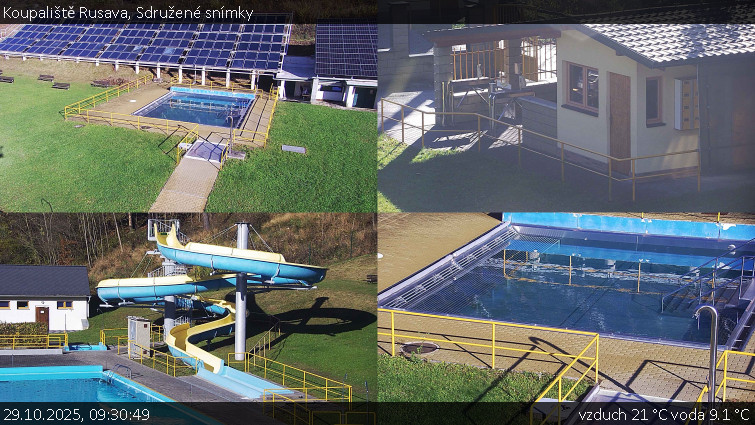 Koupaliště Rusava - Sdružené snímky - 29.10.2025 v 09:30 Koupaliště Rusava - Sdružené snímky - 29.10.2025 v 09:30