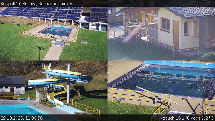 Koupaliště Rusava - Sdružené snímky - 29.10.2025 v 11:00 Koupaliště Rusava - Sdružené snímky - 29.10.2025 v 11:00