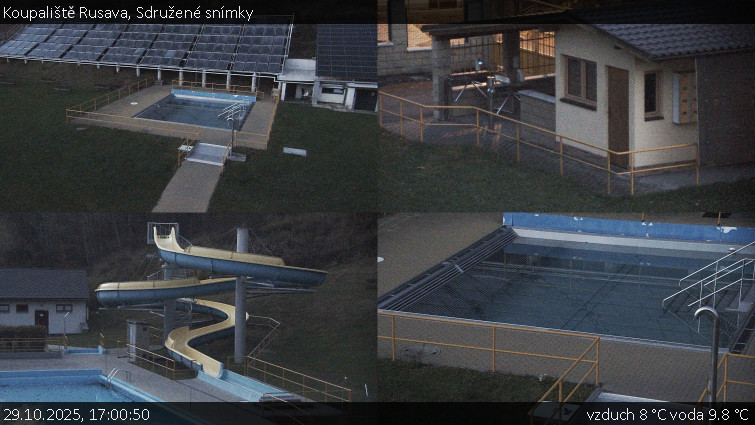 Koupaliště Rusava - Sdružené snímky - 29.10.2025 v 17:00 Koupaliště Rusava - Sdružené snímky - 29.10.2025 v 17:00