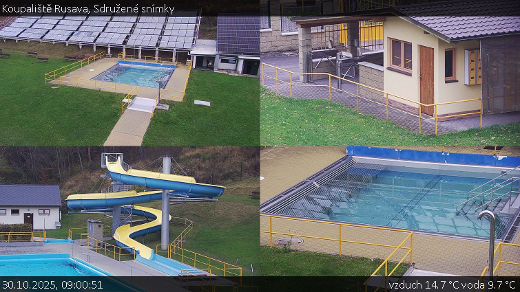 Koupaliště Rusava - Sdružené snímky - 30.10.2025 v 09:00 Koupaliště Rusava - Sdružené snímky - 30.10.2025 v 09:00