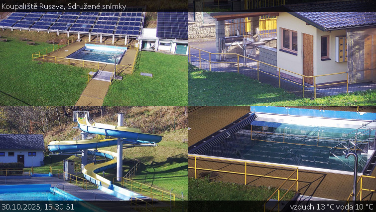 Koupaliště Rusava - Sdružené snímky - 30.10.2025 v 13:30 Koupaliště Rusava - Sdružené snímky - 30.10.2025 v 13:30