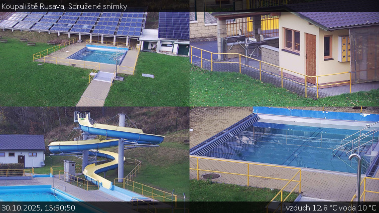 Koupaliště Rusava - Sdružené snímky - 30.10.2025 v 15:30 Koupaliště Rusava - Sdružené snímky - 30.10.2025 v 15:30