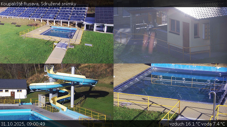 Koupaliště Rusava - Sdružené snímky - 31.10.2025 v 09:00 Koupaliště Rusava - Sdružené snímky - 31.10.2025 v 09:00