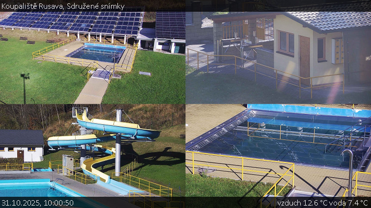 Koupaliště Rusava - Sdružené snímky - 31.10.2025 v 10:00 Koupaliště Rusava - Sdružené snímky - 31.10.2025 v 10:00