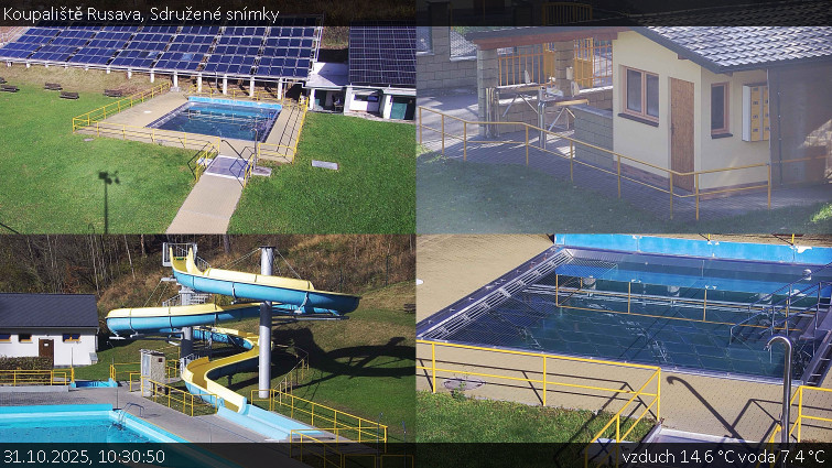 Koupaliště Rusava - Sdružené snímky - 31.10.2025 v 10:30 Koupaliště Rusava - Sdružené snímky - 31.10.2025 v 10:30