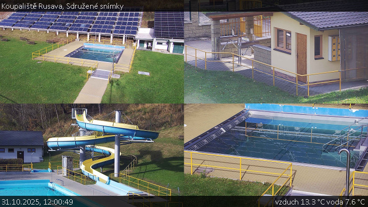 Koupaliště Rusava - Sdružené snímky - 31.10.2025 v 12:00 Koupaliště Rusava - Sdružené snímky - 31.10.2025 v 12:00