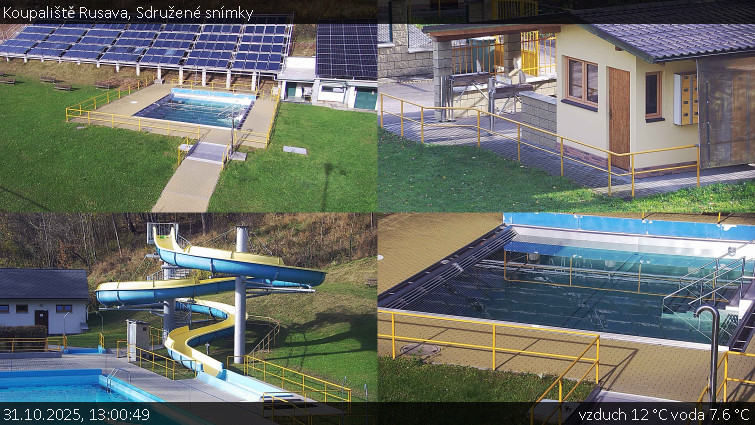 Koupaliště Rusava - Sdružené snímky - 31.10.2025 v 13:00 Koupaliště Rusava - Sdružené snímky - 31.10.2025 v 13:00