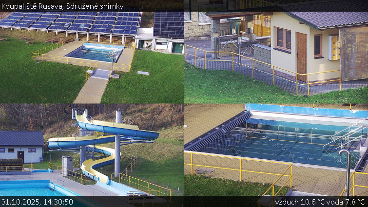 Koupaliště Rusava - Sdružené snímky - 31.10.2025 v 14:30 Koupaliště Rusava - Sdružené snímky - 31.10.2025 v 14:30
