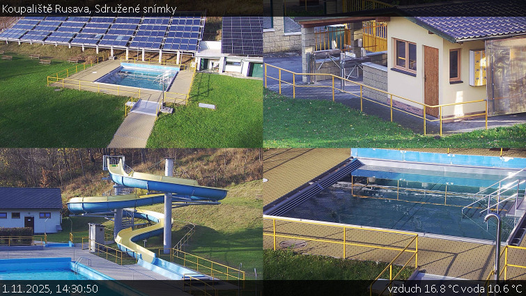 Koupaliště Rusava - Sdružené snímky - 1.11.2025 v 14:30 Koupaliště Rusava - Sdružené snímky - 1.11.2025 v 14:30