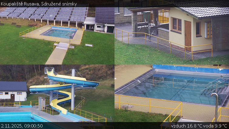 Koupaliště Rusava - Sdružené snímky - 2.11.2025 v 09:00 Koupaliště Rusava - Sdružené snímky - 2.11.2025 v 09:00