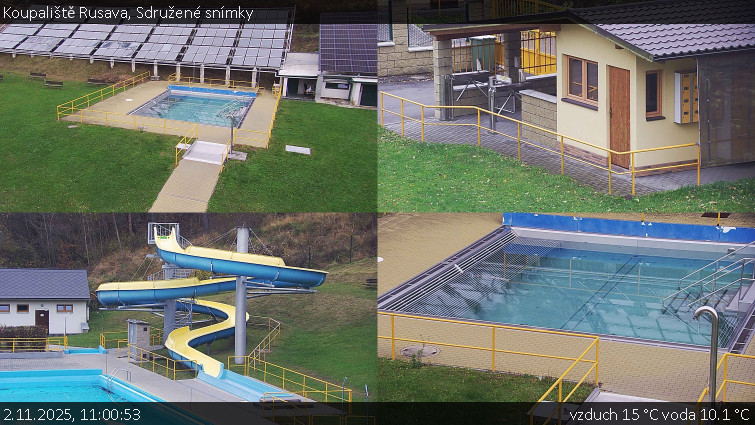 Koupaliště Rusava - Sdružené snímky - 2.11.2025 v 11:00 Koupaliště Rusava - Sdružené snímky - 2.11.2025 v 11:00