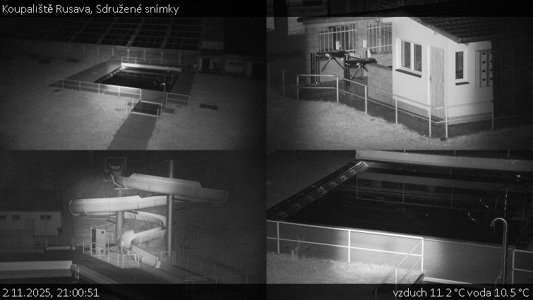 Koupaliště Rusava - Sdružené snímky - 2.11.2025 v 21:00 Koupaliště Rusava - Sdružené snímky - 2.11.2025 v 21:00