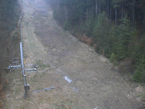 Skiareál Troják - Kamera na svahu B, nástup vleku - 24.2.2023 v 16:09