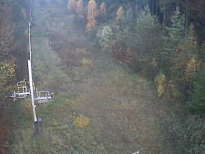 Skiareál Troják - Kamera na svahu B, nástup vleku - 4.11.2025 v 07:49 Skiareál Troják - Kamera na svahu B, nástup vleku - 4.11.2025 v 07:49